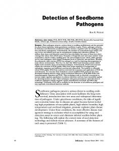 Detection of Seedborne Pathogens