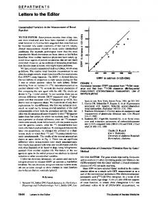 Determination of Glomerular Filtration Rate by Gates' Method