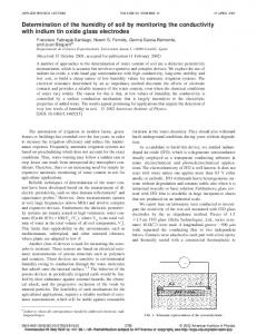 Determination of the humidity of soil by ... - Universitat Jaume I