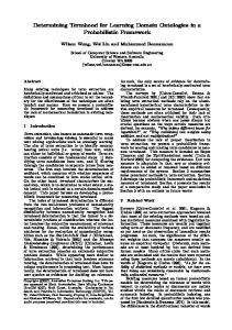 Determining Termhood for Learning Domain ... - Semantic Scholar