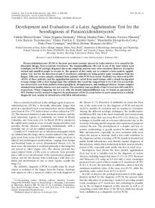 Development and Evaluation of a Latex Agglutination Test for the