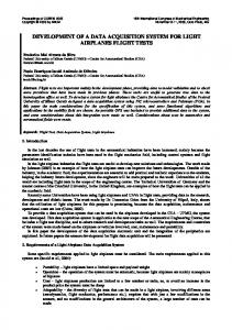 development of a data acquisition system for light