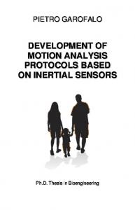 development of motion analysis protocols based on inertial ... - Xsens