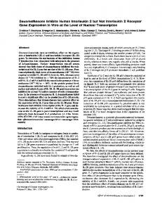 Dexamethasone Inhibits Human Interleukin 2 but ... - Semantic Scholar