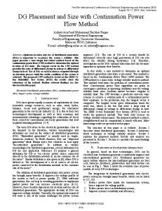 DG Placement and Size with Continuation Power Flow ... - IEEE Xplore