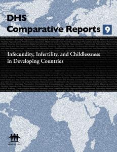 DHS Comparative Reports 9 - Measure DHS