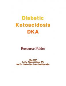 Diabetic Ketoacidosis DKA