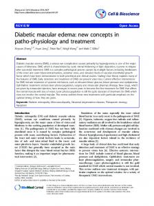 Diabetic macular edema - Springer Link