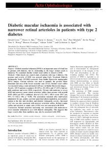 Diabetic macular ischaemia is associated with ... - Wiley Online Library