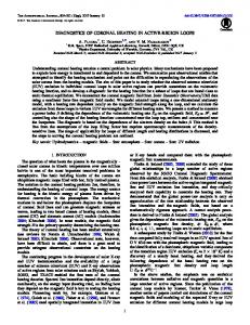 diagnostics of coronal heating in active-region loops - IOPscience