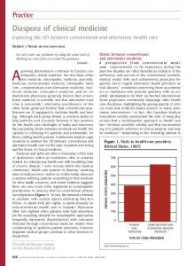 Diaspora of clinical medicine