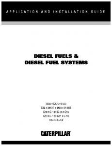 Diesel Fuel Systems