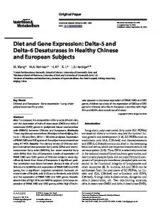 Diet and Gene Expression: Delta-5 and Delta-6 ...