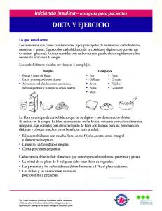 Dieta y ejercicio (pdf) - clinicians.org