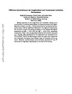 Different intermittency for longitudinal and transversal turbulent ...