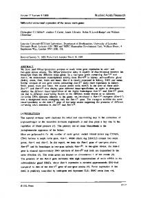 Differential extra-renal expression of the mouse renin genes.