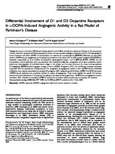 Differential Involvement of D1 and D2 Dopamine Receptors in L ...