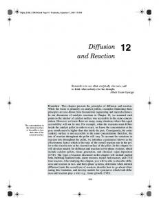 Diffusion and Reaction