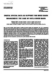 digital spatial data as support for river basin management - doiSerbia