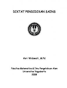 diktat Pendidikan Sains.pdf - Staff UNY