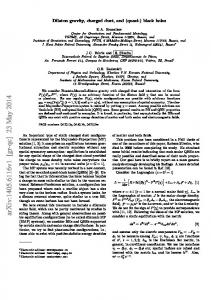 Dilaton gravity, charged dust, and (quasi-) black holes