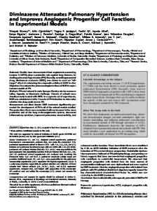 Diminazene Attenuates Pulmonary Hypertension and ... - ATS Journals