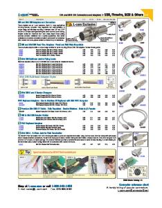 DIN and Mini DIN Connectors and Adapters