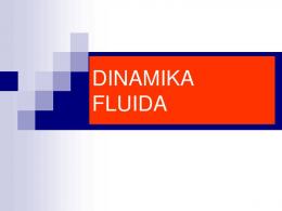 Dinamika fluida - fisinstunjani