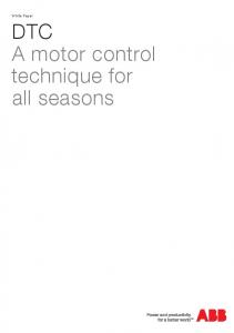 Direct Torque Control (DTC)