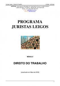 Direito do Trabalho - DHnet