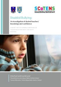 Disablist Bullying - SCoTENs