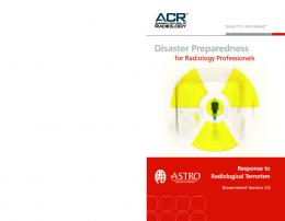 Disaster Preparedness for Radiology Professionals - American ...