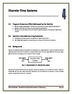 Discrete-Time Systems