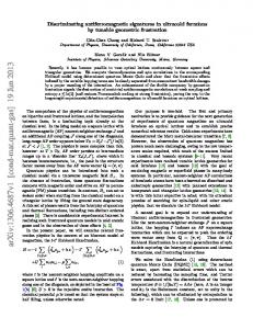 Discriminating antiferromagnetic signatures in ultracold fermions by ...