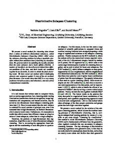 Discriminative Subspace Clustering - ISY