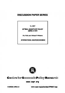 discussion paper series - MNB