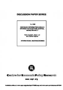 discussion paper series - SSRN