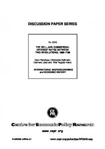 discussion paper series