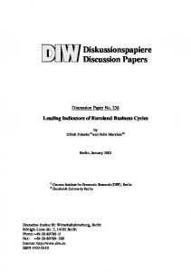 Diskussionspapiere Discussion Papers - EconWPA