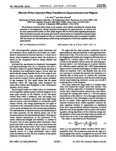 Disorder-Driven Quantum Phase Transitions in Superconductors and