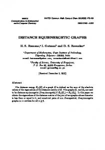 distance equienergetic graphs - MATCH Commun. Math. Comput ...