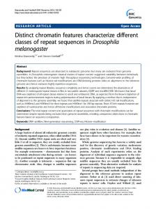 Distinct chromatin features characterize different ...