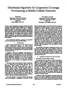 Distributed Algorithm for Cooperative Coverage ... - IEEE Xplore