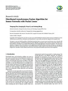 Distributed Asynchronous Fusion Algorithm for Sensor Networks with