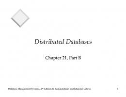 Distributed Databases