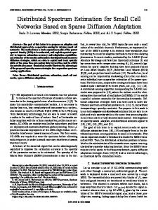 Distributed Spectrum Estimation for Small Cell Networks ... - IEEE Xplore