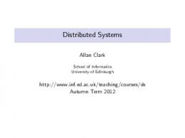 Distributed Systems