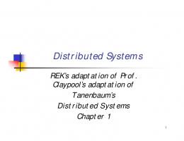 Distributed Systems