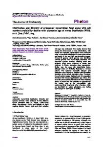 Distribution and diversity of arbuscular mycorrhizal ...