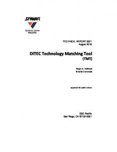 DITEC Technology Matching Tool